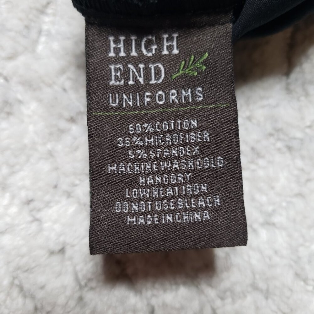High End Uniforms Restaurant Women’s Open Collar Fitted Shirt (3/4 Sleeve) Size - Picture 4 of 8